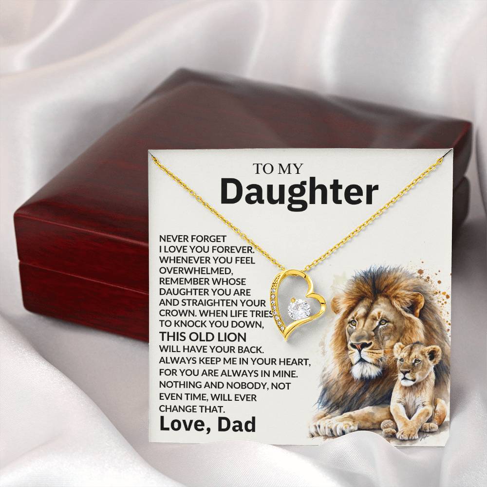 My Daughter | Will Always Have Your Back | Forever Love Necklace