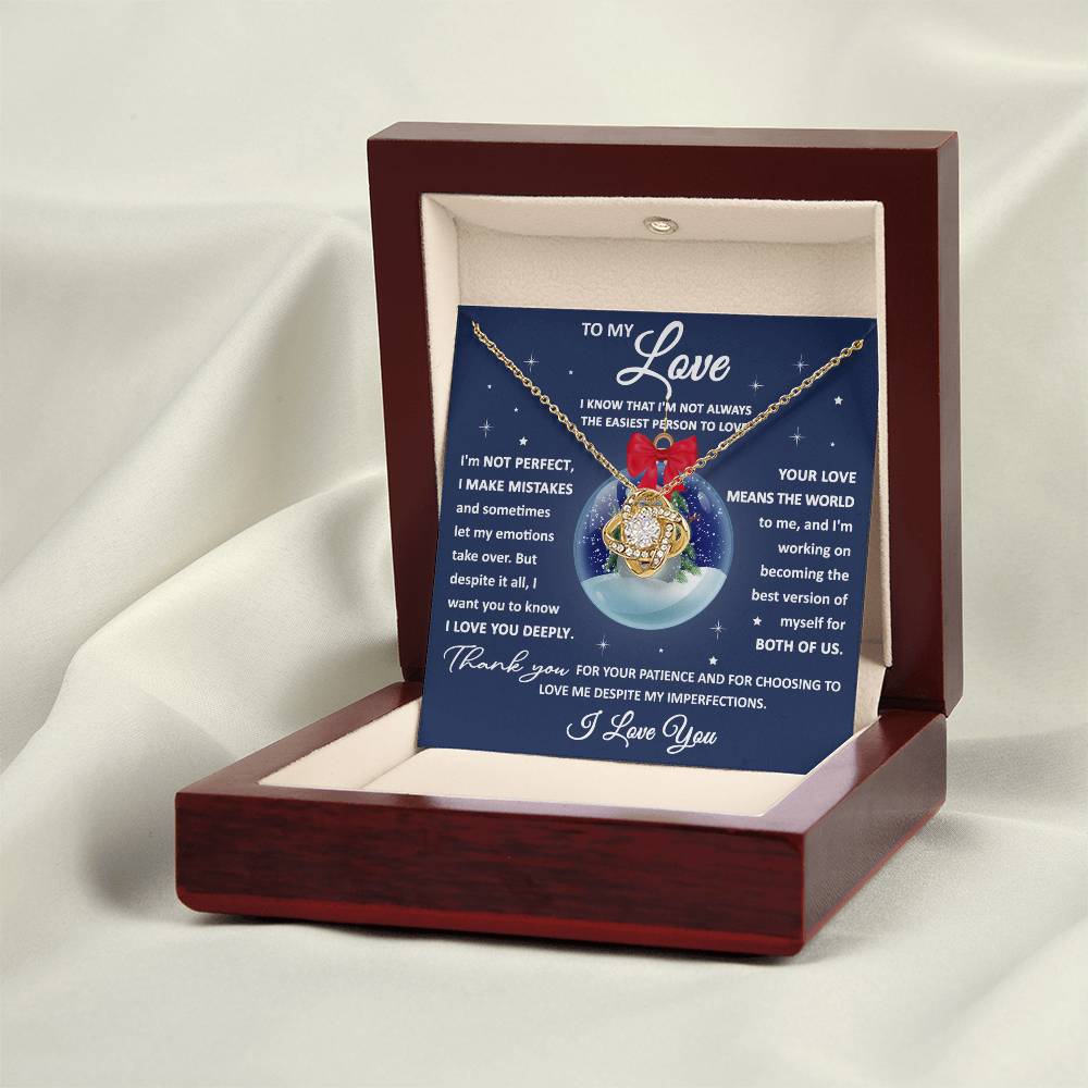 To My Love | Best Version | Love Knot Necklace - JENACDirect