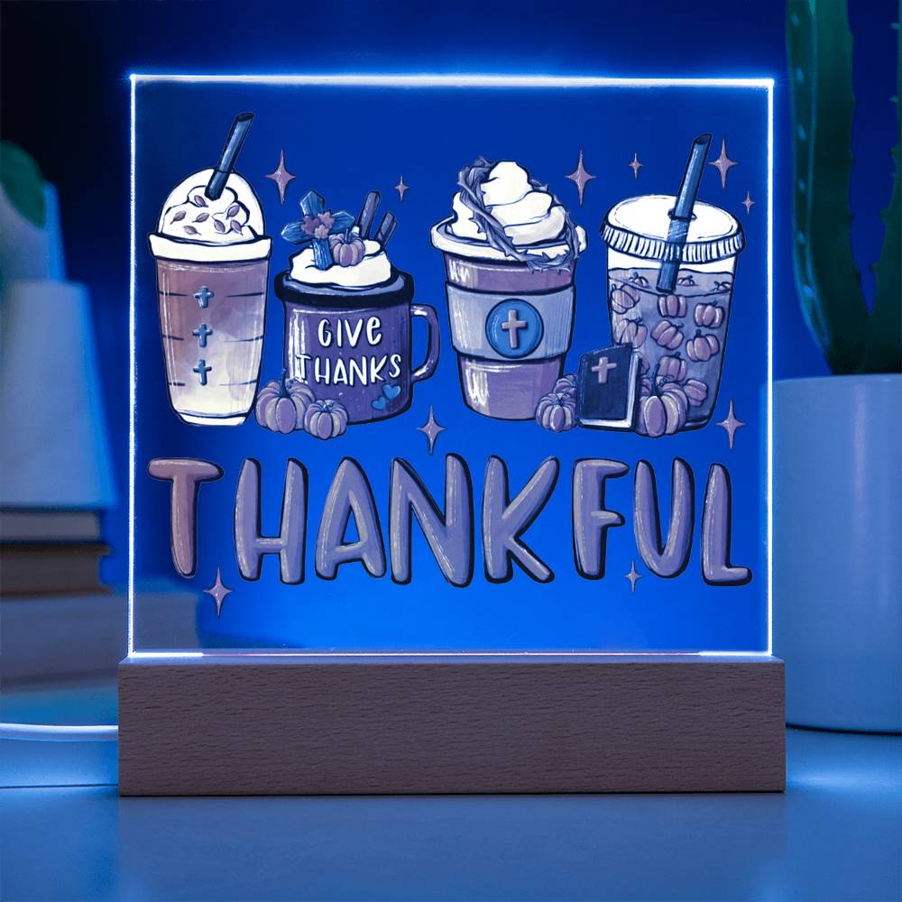 Give Thanks Acrylic Plaque - JENACDirect