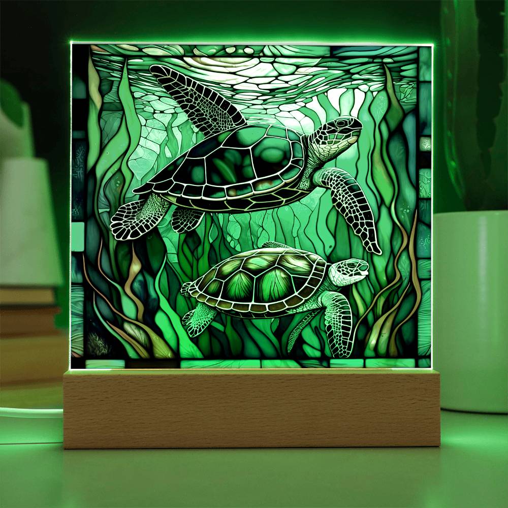 Stained Glass | Turtle | Acrylic Plaque