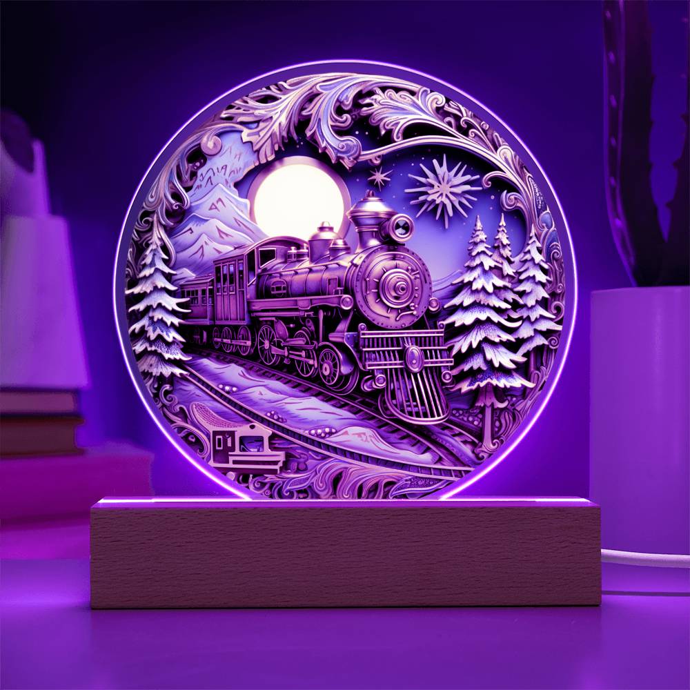 Fairy Tale Train | Acrylic Plaque - JENACDirect