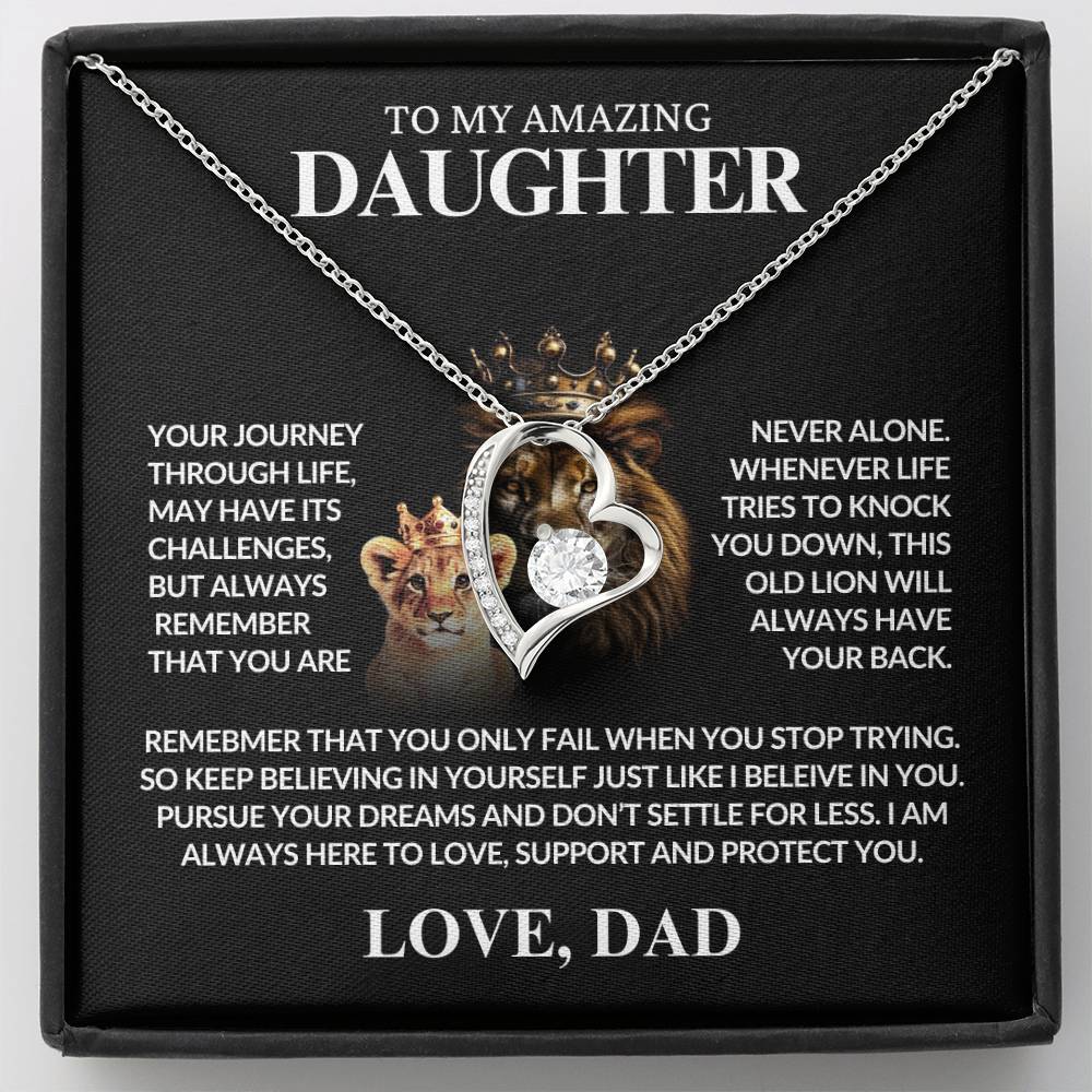 To My Amazing Daughter | Gift From Dad | You Are Never Alone