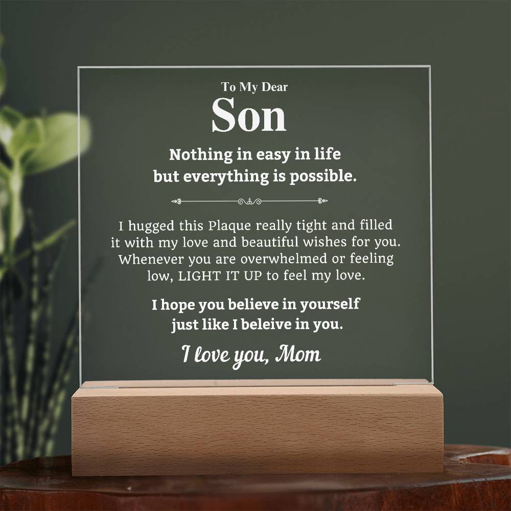 To My Dear Son | Everything Is Possible | Gift From Mom
