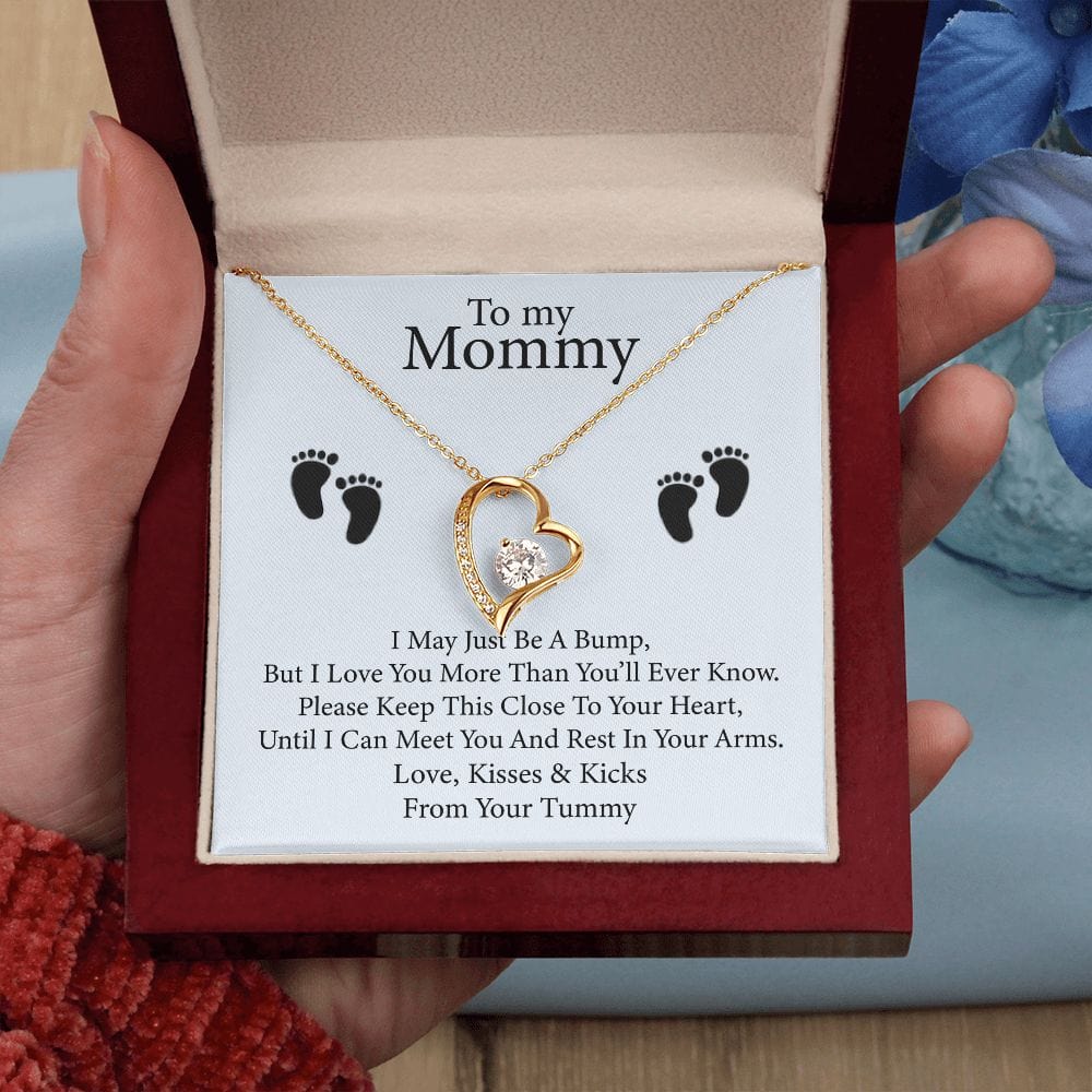 To My Mommy From Your Tummy | Forever Love Necklace - JENACDirect