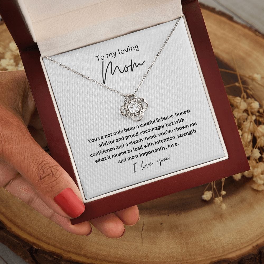 To My Loving Mom | Love Knot Necklace - JENACDirect