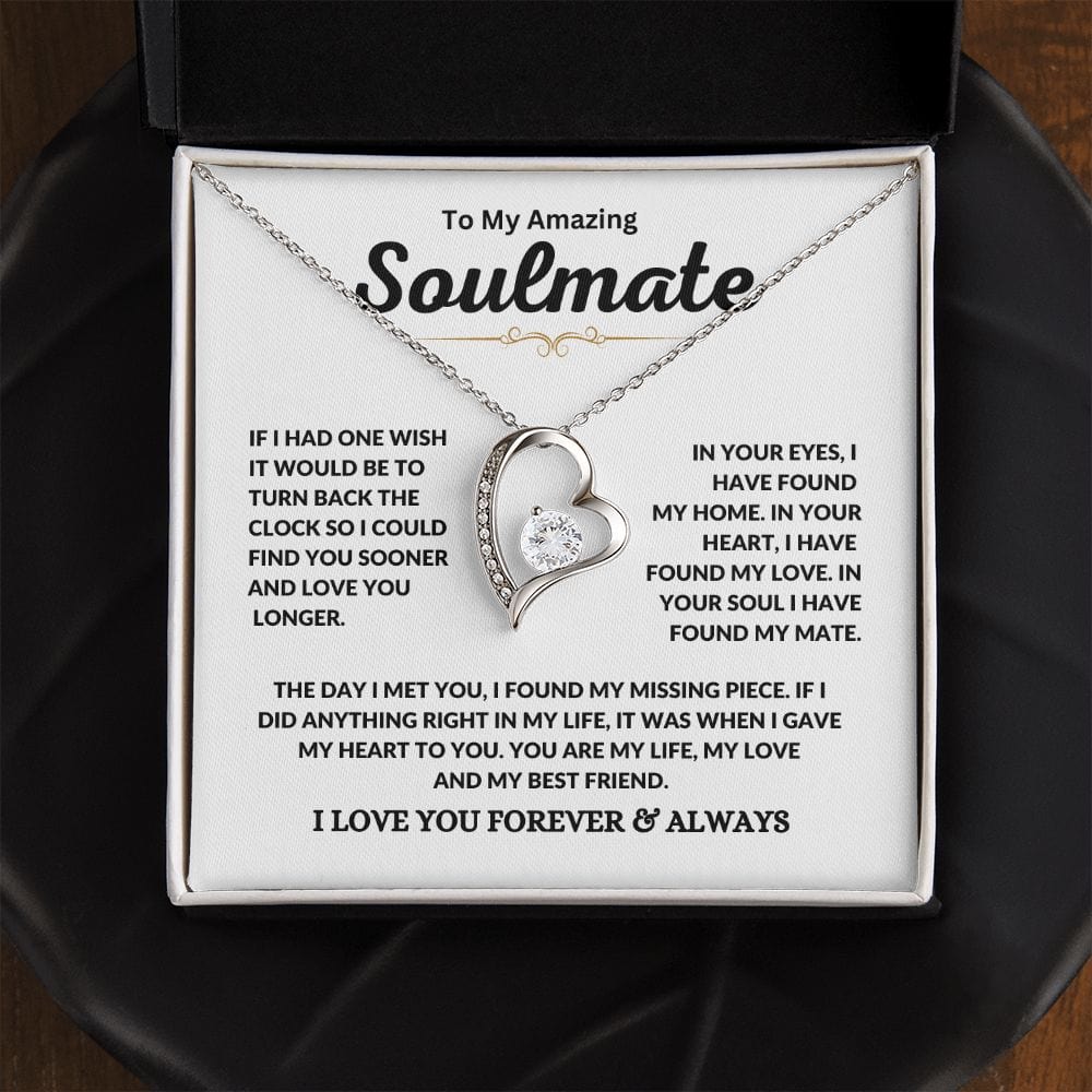 To My Amazing Soulmate - Forever Love Necklace - JENACDirect