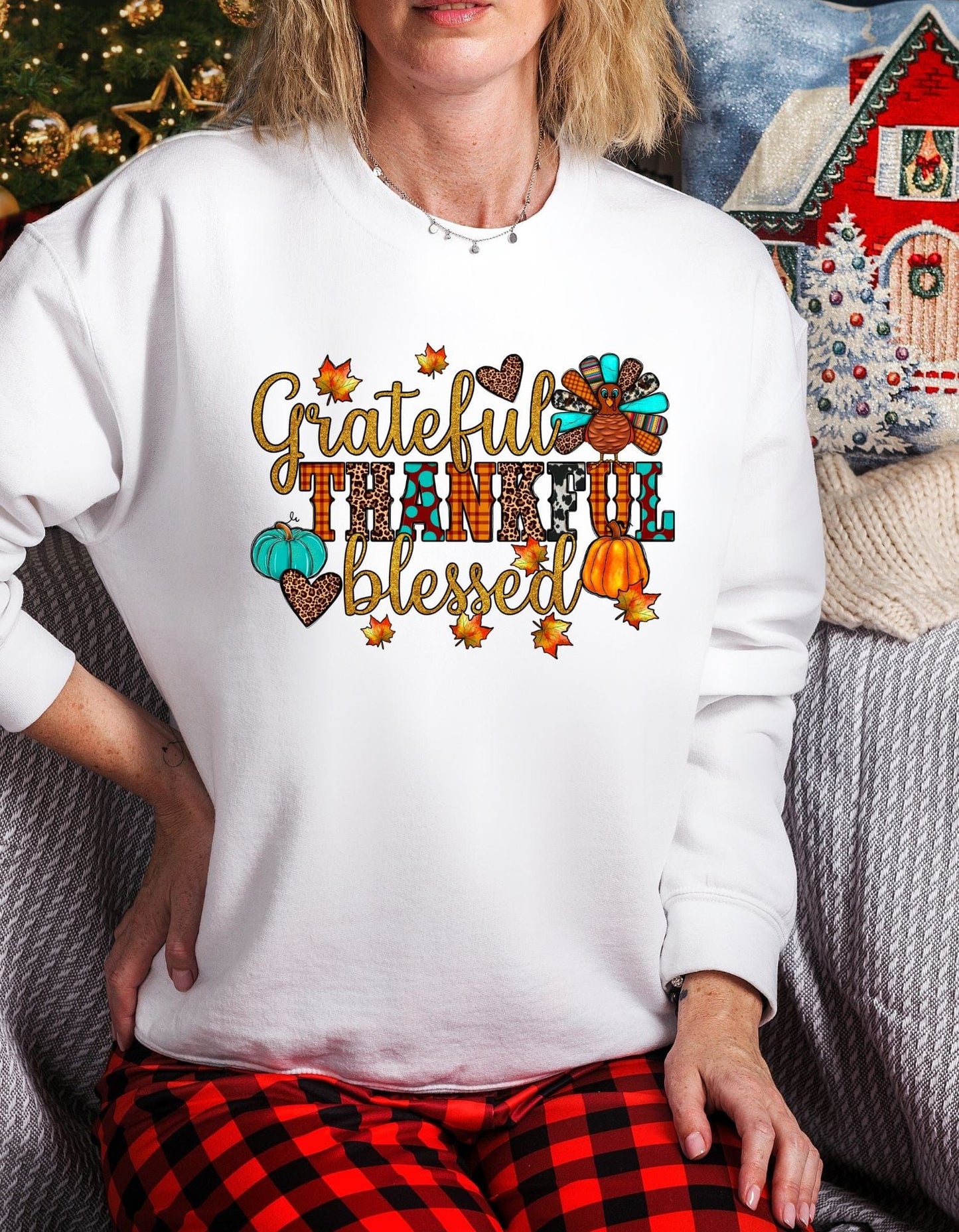 Grateful, Thankful &  Blessed T-Shirt | Sweatshirt | Hoodie - JENACDirect