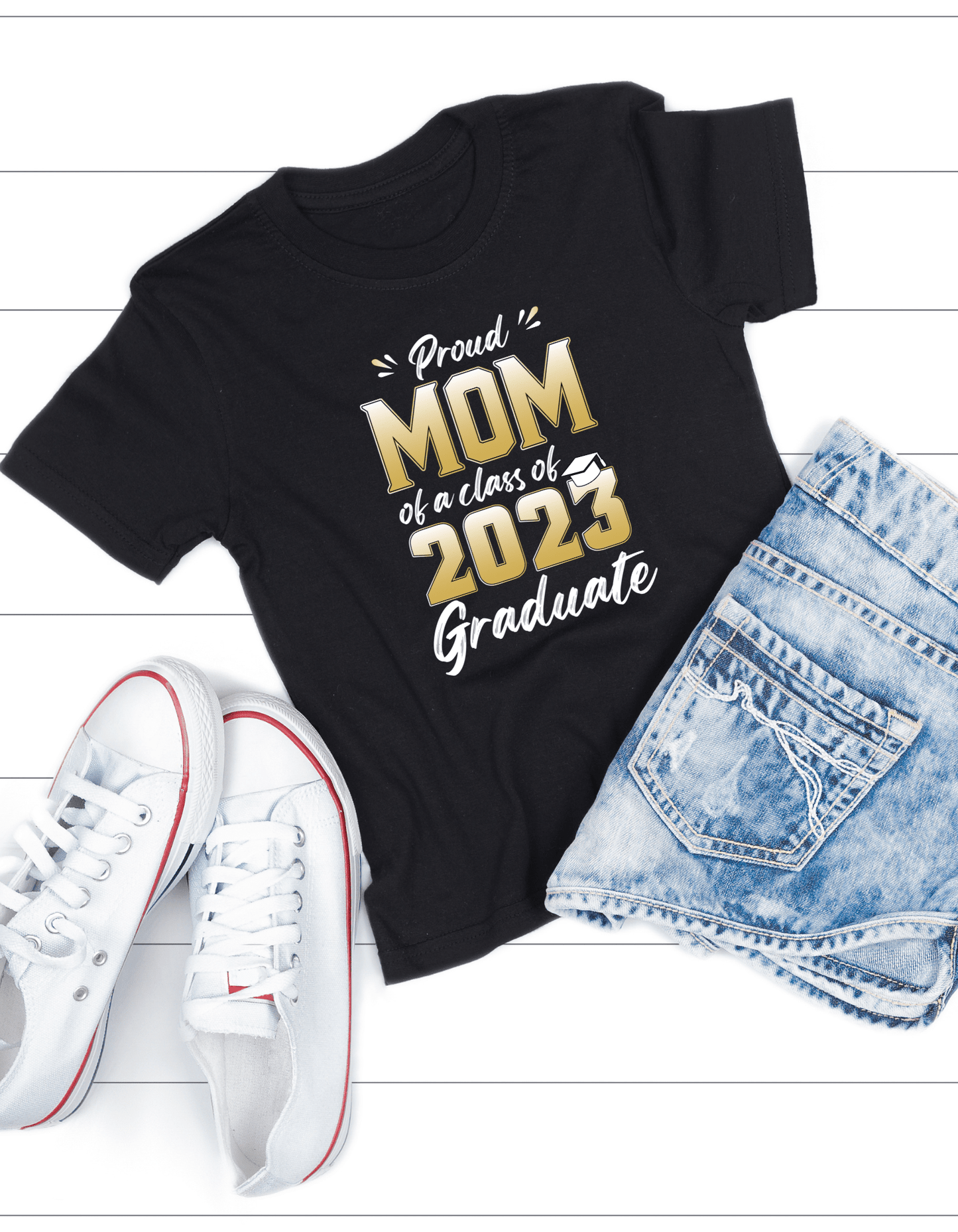 Proud Mom of Class of 2023 Graduate  T-Shirt - JENACDirect