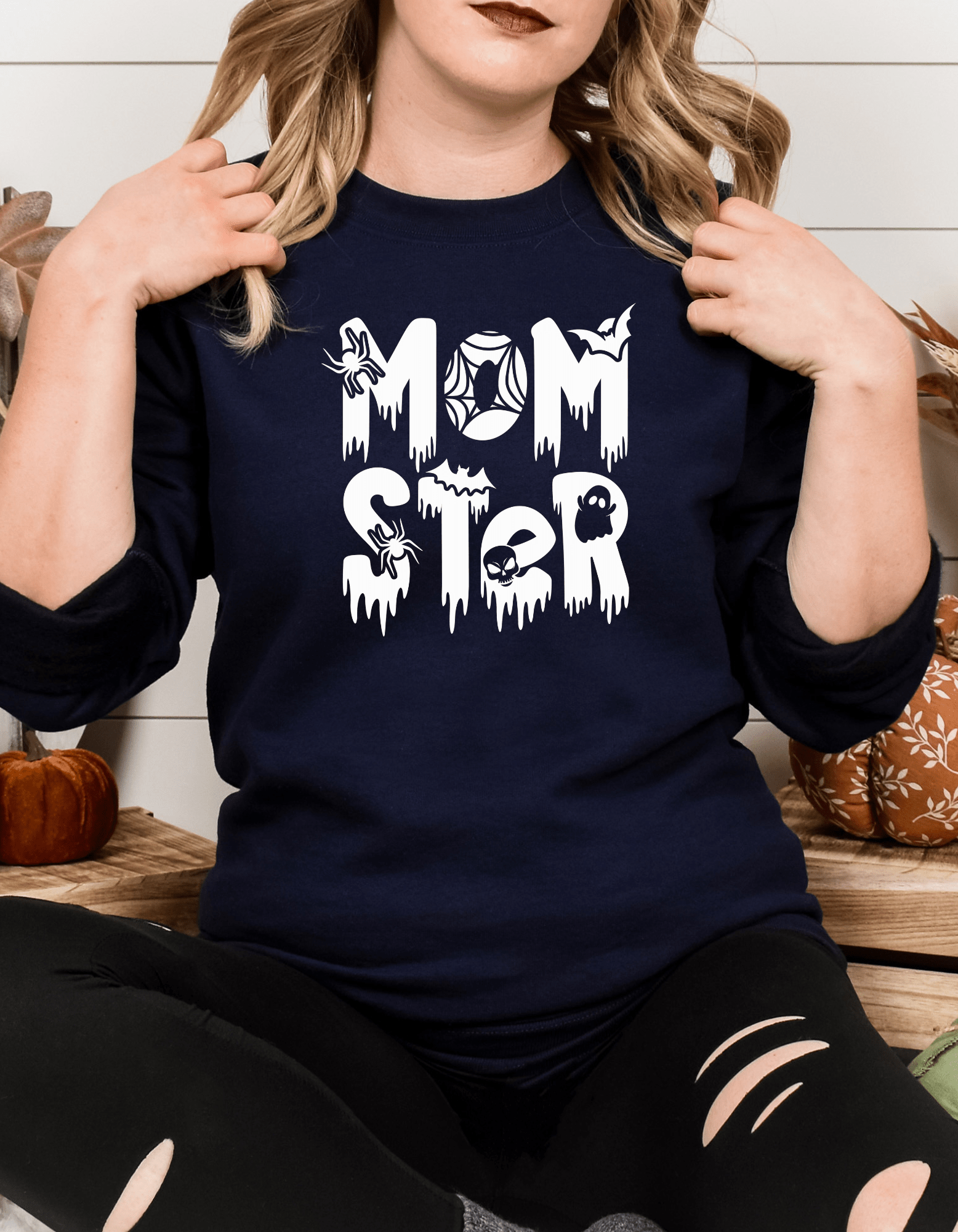 Dadcula | Momster Halloween Sweatshirt - JENACDirect