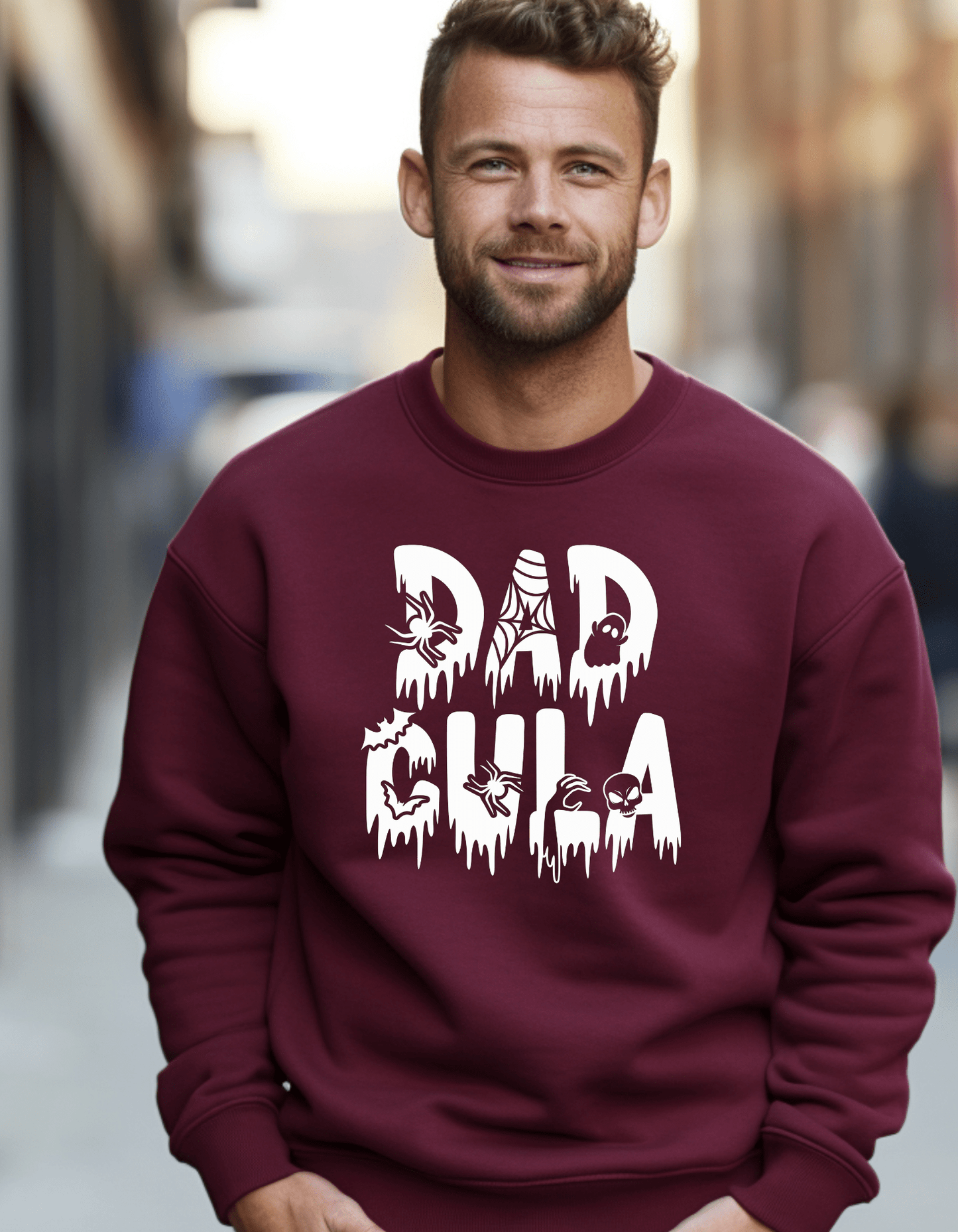 Dadcula | Momster Halloween Sweatshirt - JENACDirect