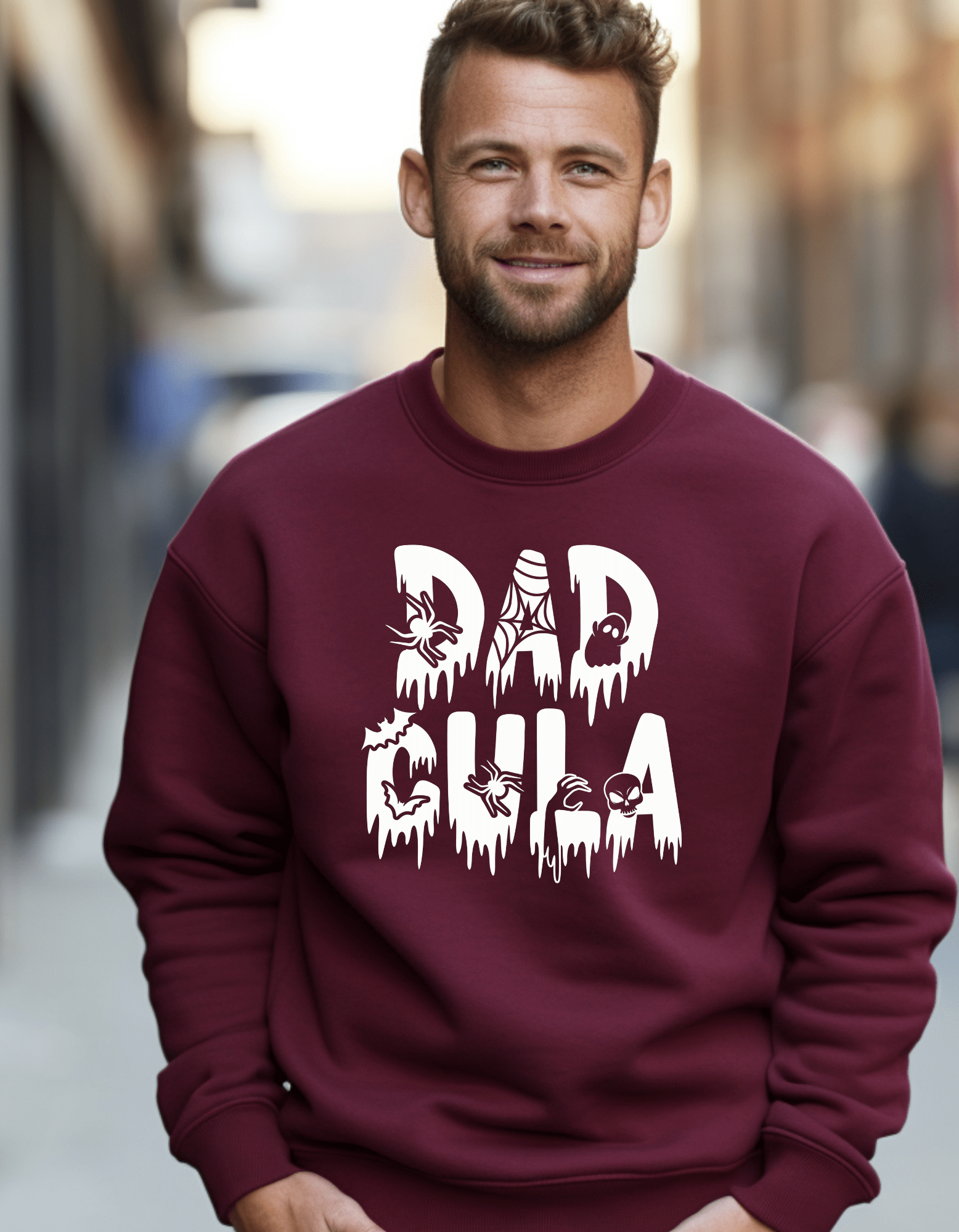 Dadcula | Momster Halloween Sweatshirt - JENACDirect