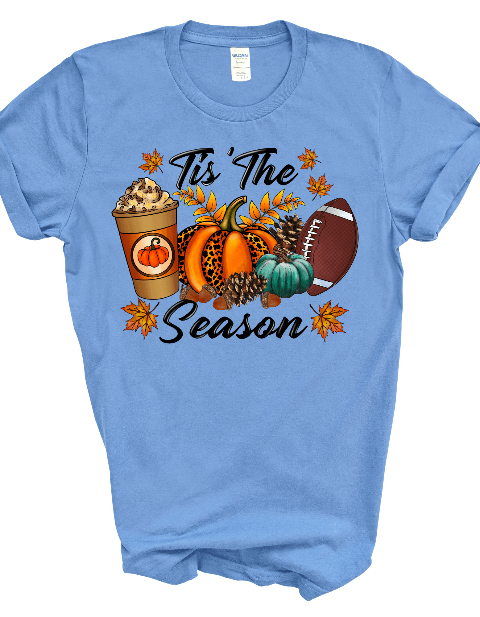 Tis The Season Football | Pumpkin Season Hoodie | Sweatshirt - JENACDirect