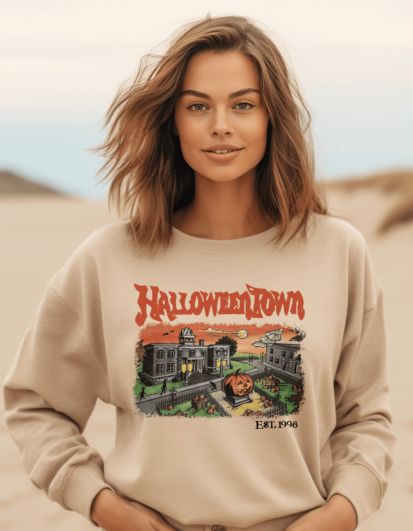 Halloweentown Est 1998 Sweatshirt, Retro Halloweentown Sweatshirt - JENACDirect