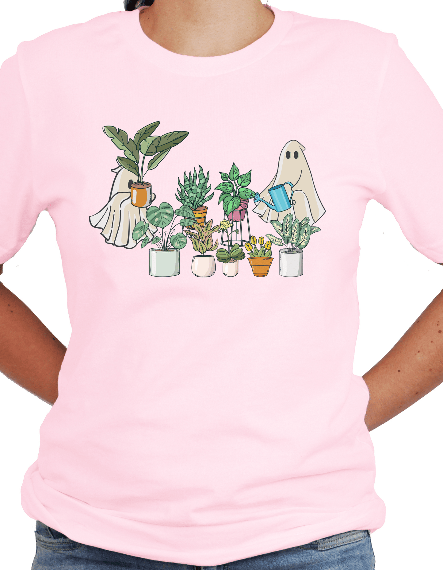 Halloween Ghost Plant T-Shirt - JENACDirect