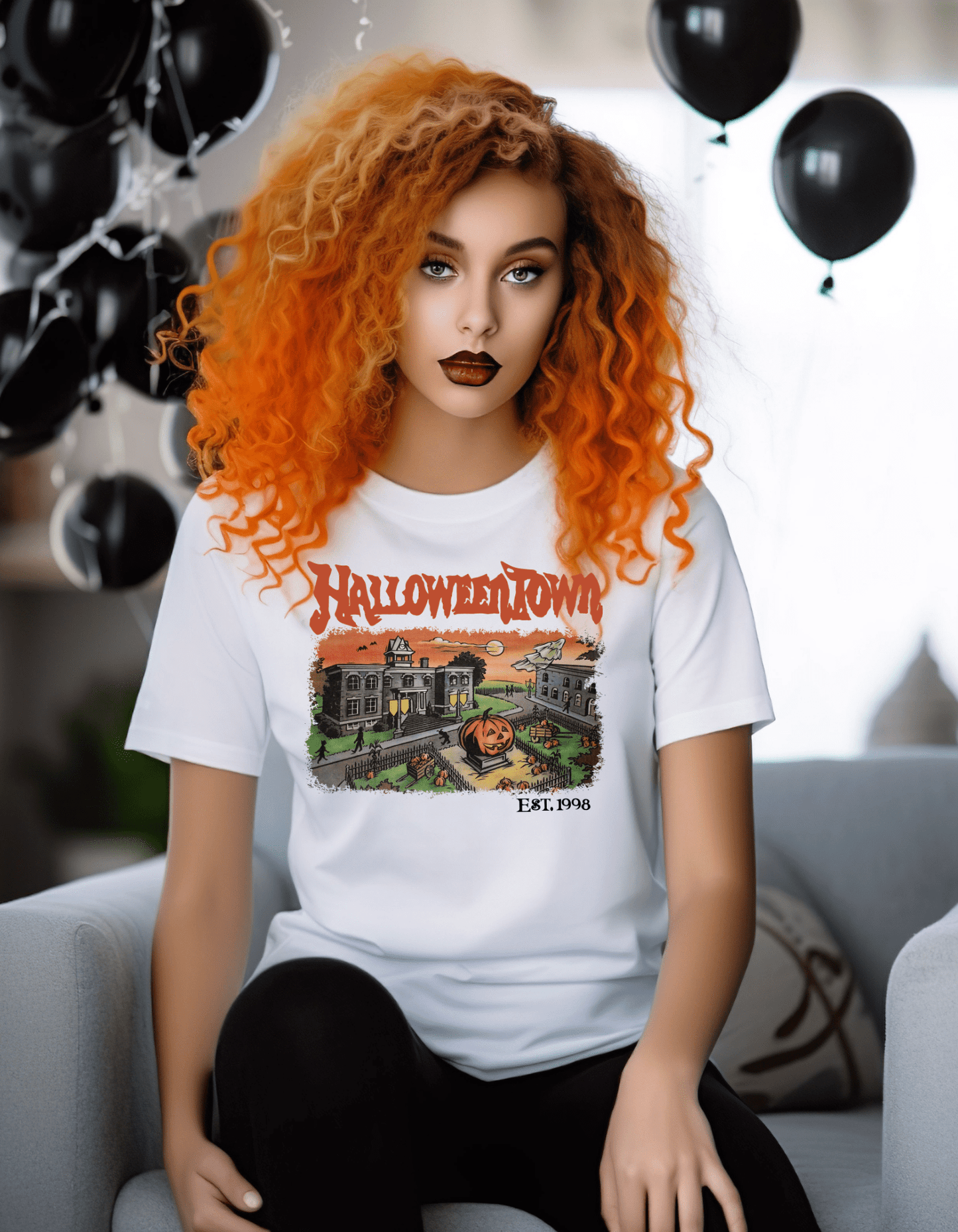 Vintage Halloween Town T-Shirt - JENACDirect