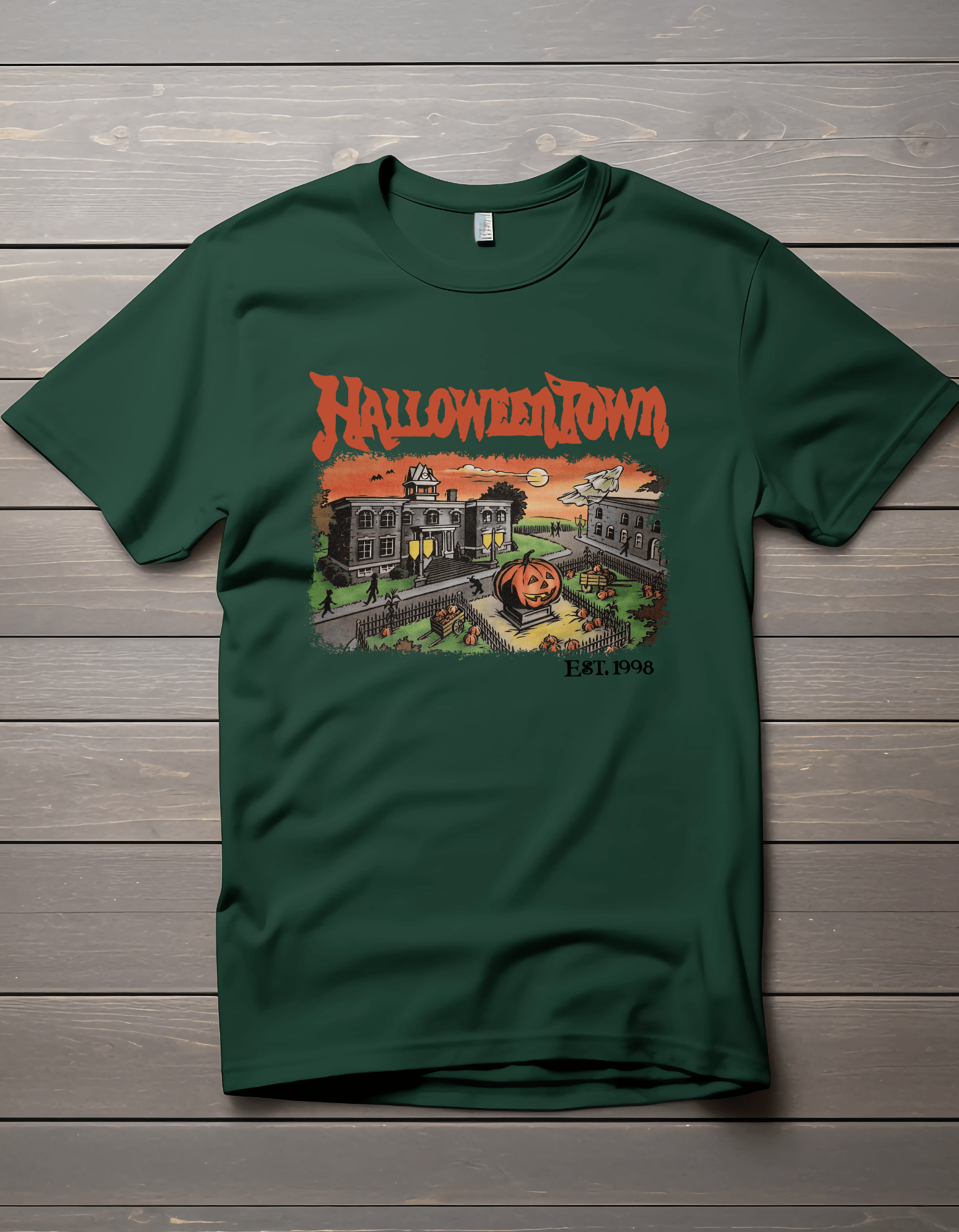 Vintage Halloween Town T-Shirt - JENACDirect