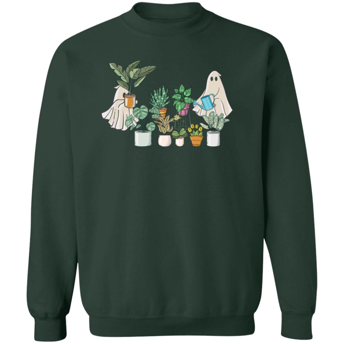 Halloween Ghost Plant Sweatshirt - JENACDirect