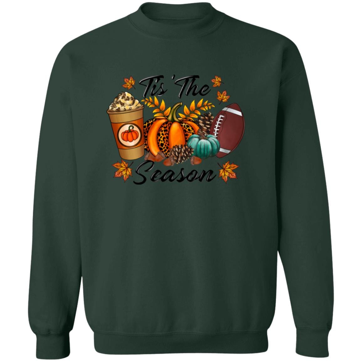 Tis The Season Football | Pumpkin Season Hoodie | Sweatshirt - JENACDirect