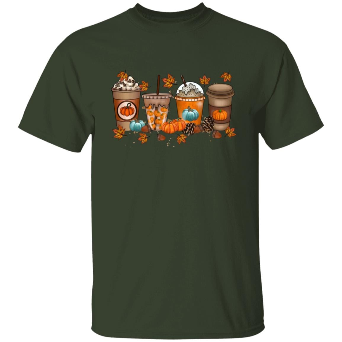 Pumpkin Spiced Latte Crewneck T-Shirt - JENACDirect