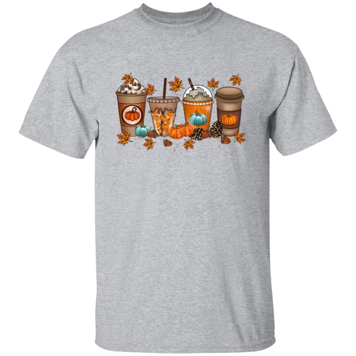 Pumpkin Spiced Latte Crewneck T-Shirt - JENACDirect