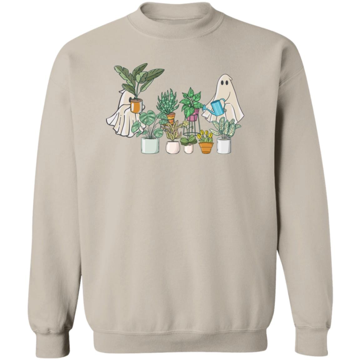 Halloween Ghost Plant Sweatshirt - JENACDirect