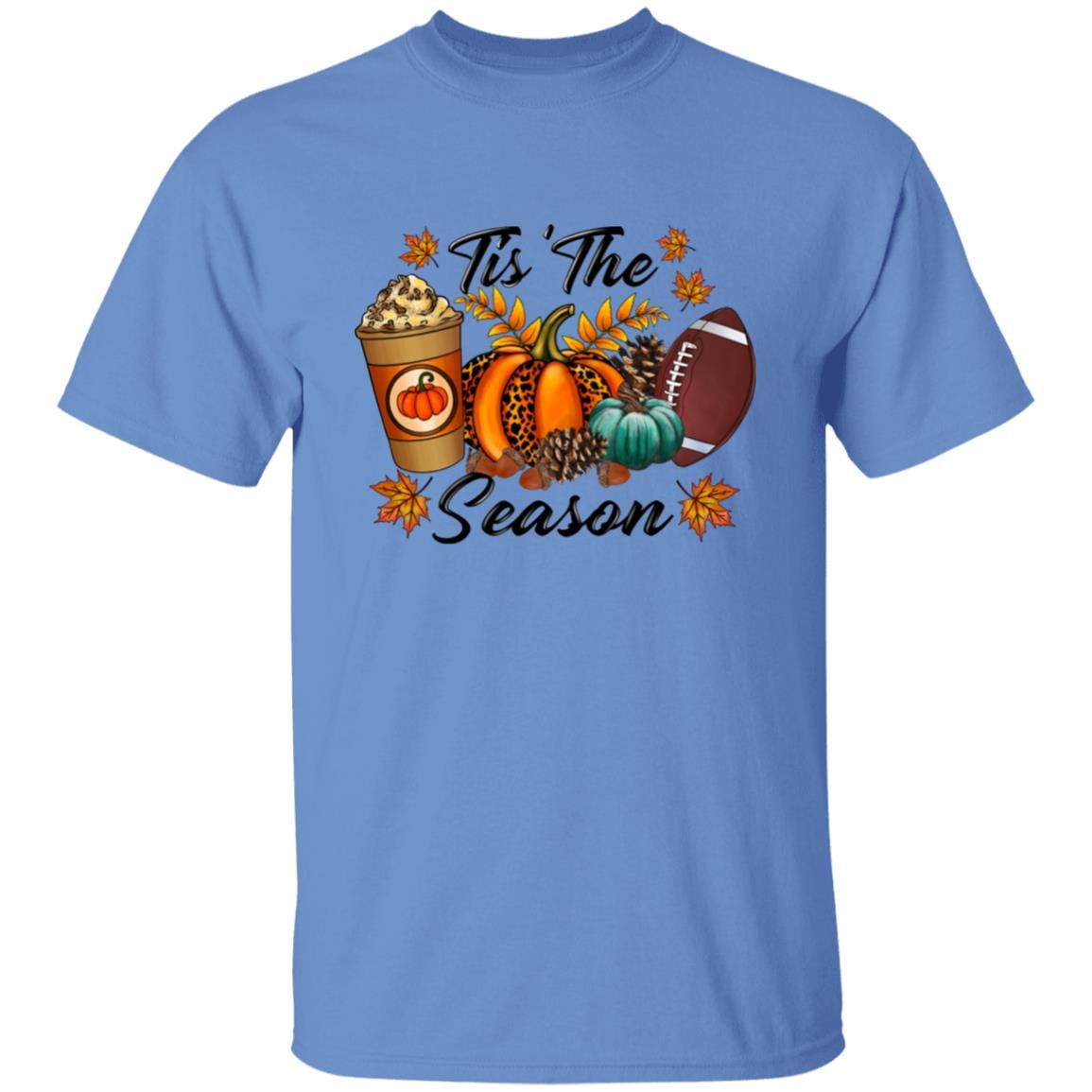 Tis The Season Football | Pumpkin Season T-Shirt - JENACDirect