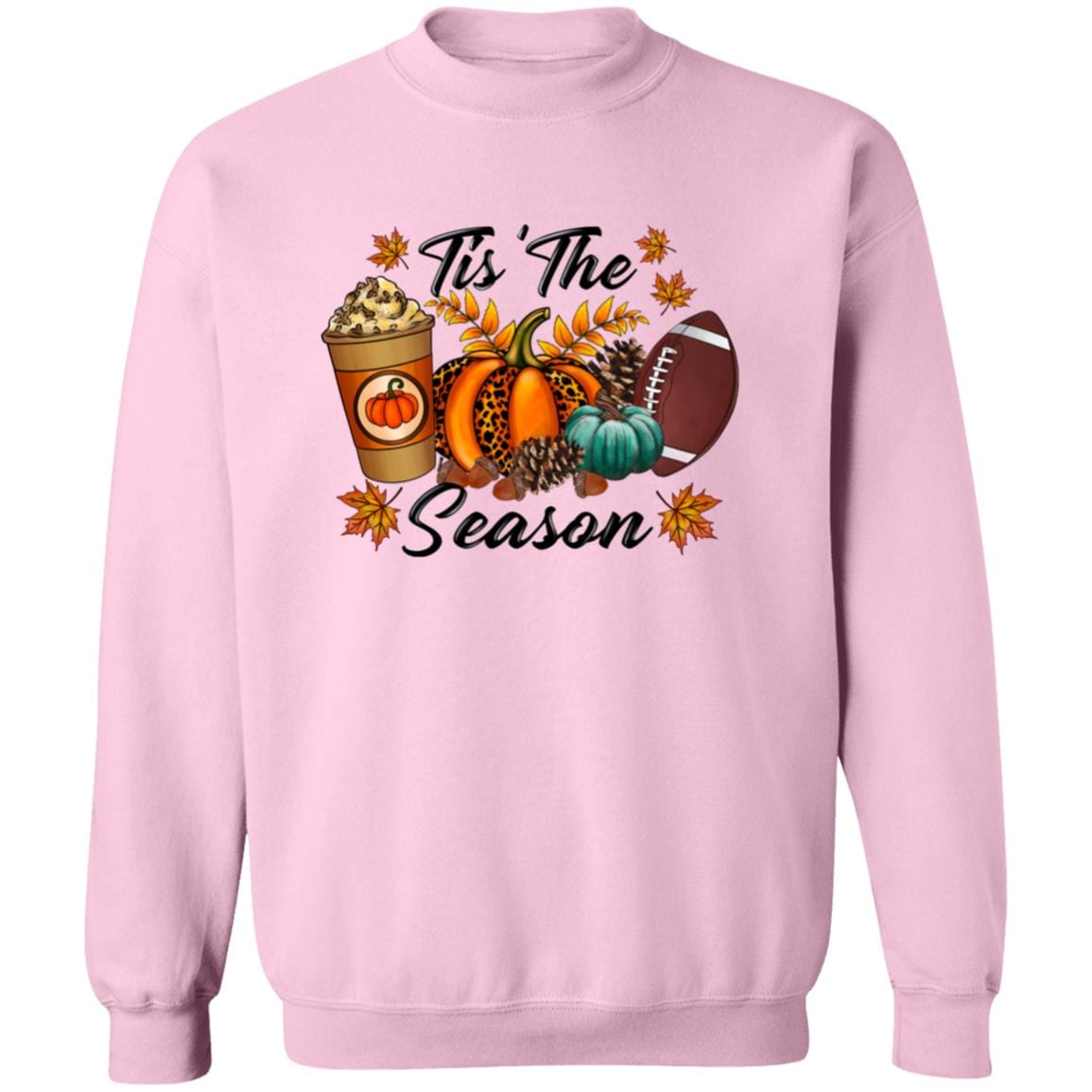 Tis The Season Football | Pumpkin Season Hoodie | Sweatshirt - JENACDirect