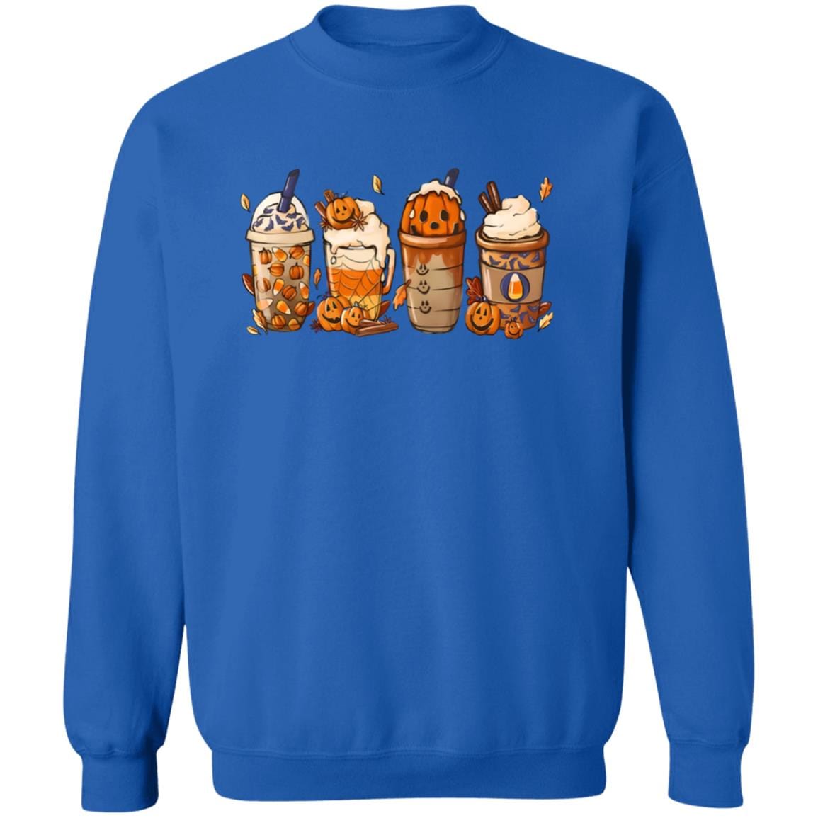 Coffee Latte Pumpkin Sweatshirt - JENACDirect