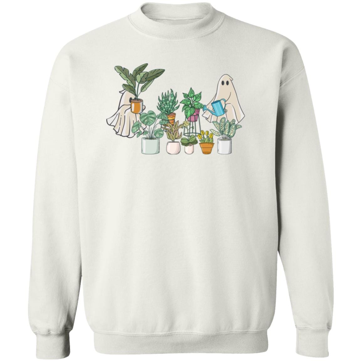 Halloween Ghost Plant Sweatshirt - JENACDirect