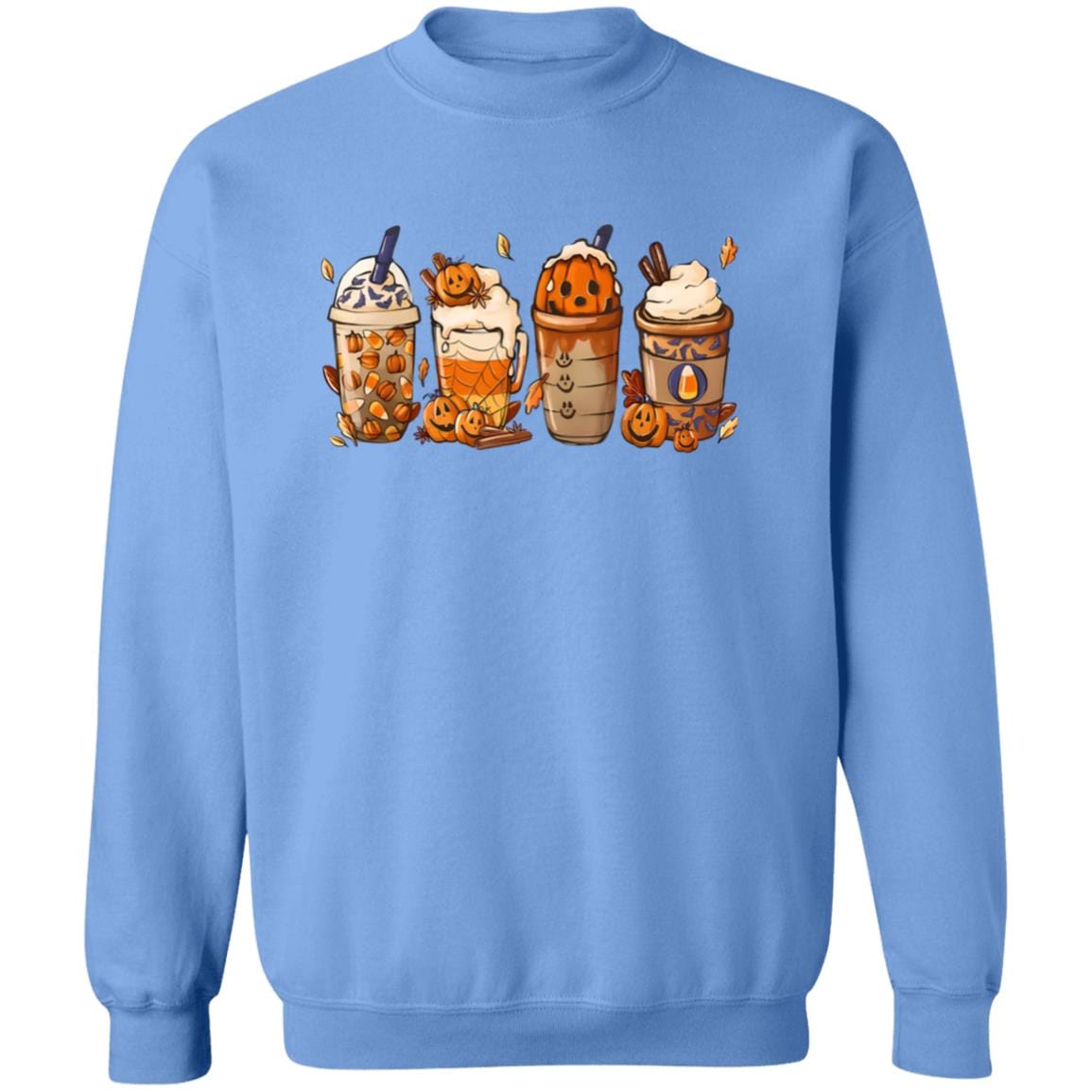 Coffee Latte Pumpkin Sweatshirt - JENACDirect