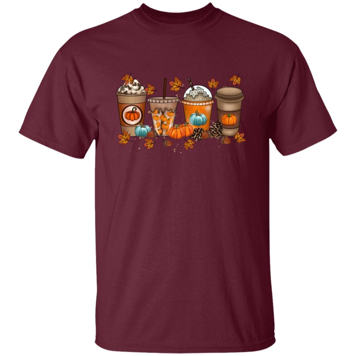 Pumpkin Spiced Latte Crewneck T-Shirt - JENACDirect