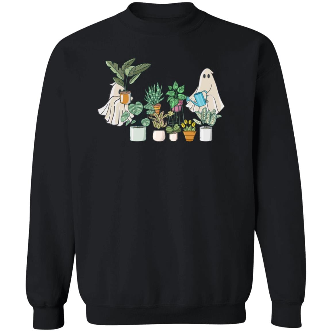 Halloween Ghost Plant Sweatshirt - JENACDirect