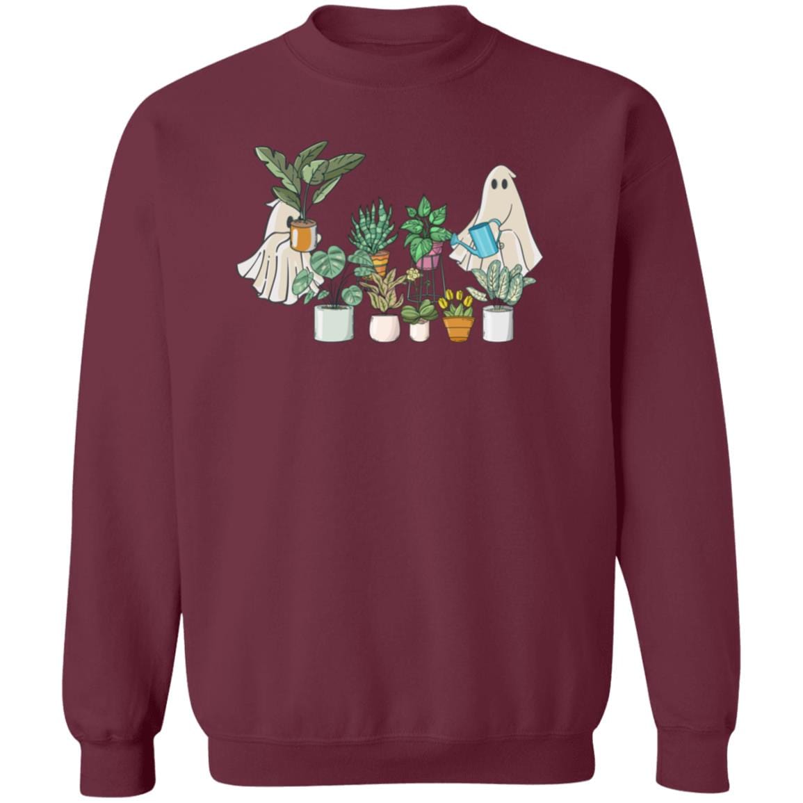 Halloween Ghost Plant Sweatshirt - JENACDirect