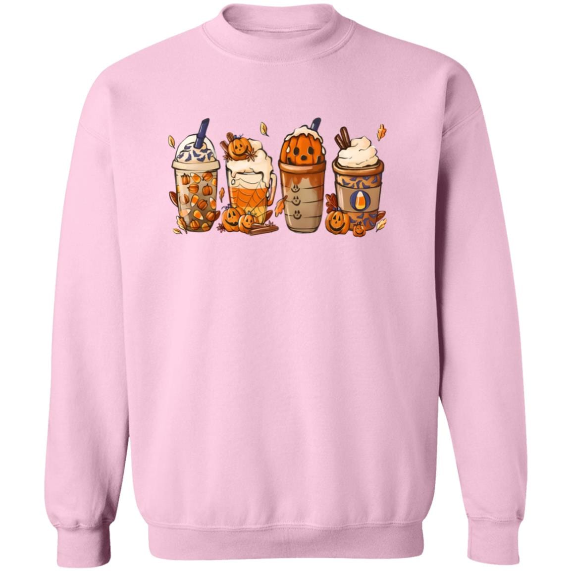 Coffee Latte Pumpkin Sweatshirt - JENACDirect