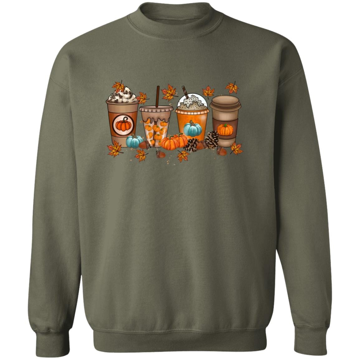 Pumpkin Spiced Latte Crewneck Sweatshirt - JENACDirect