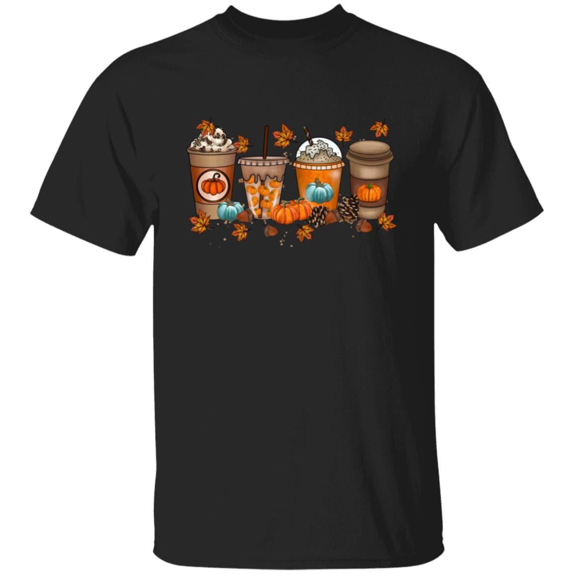 Pumpkin Spiced Latte Crewneck T-Shirt - JENACDirect