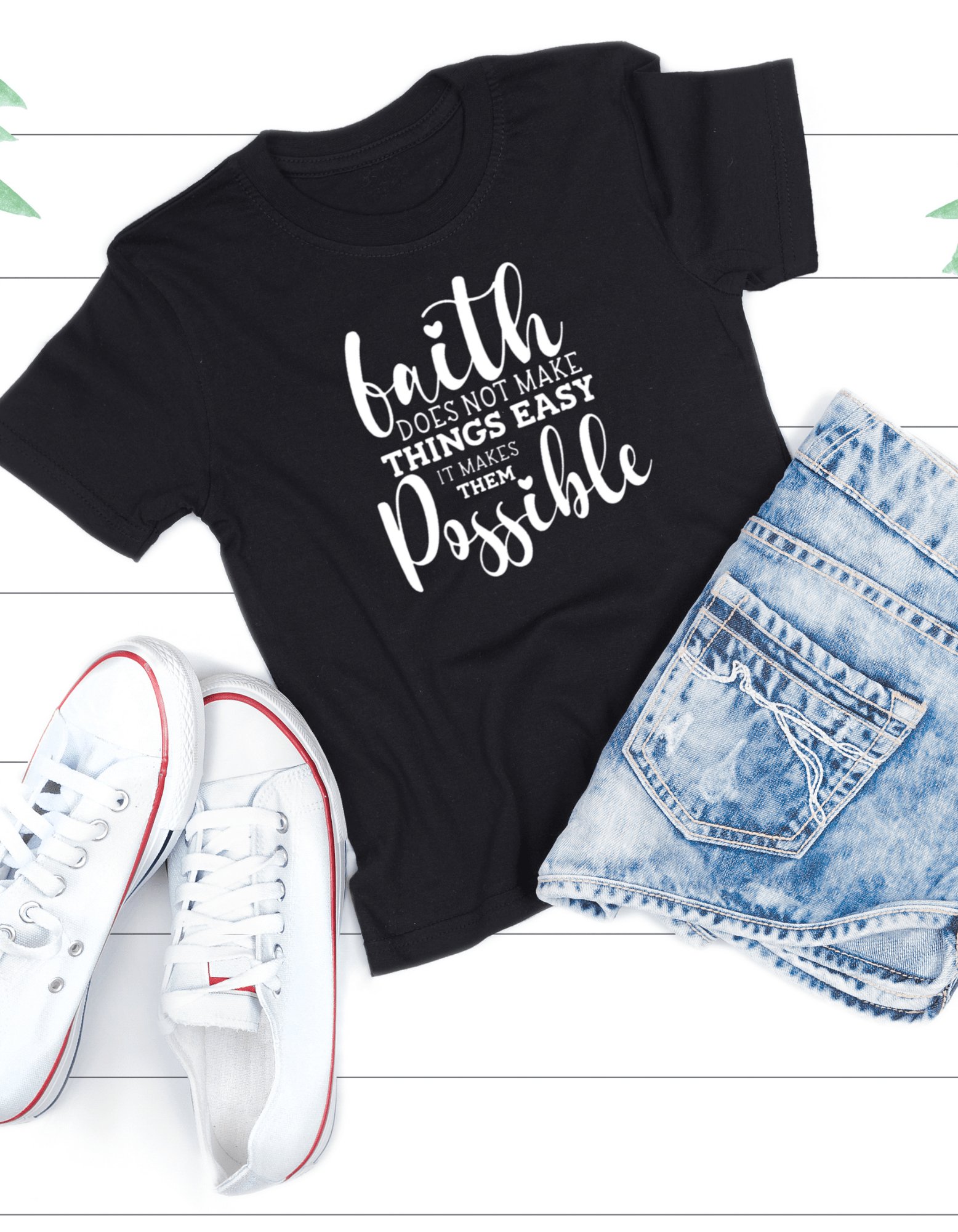 Faith makes things Possible T-Shirt - JENACDirect