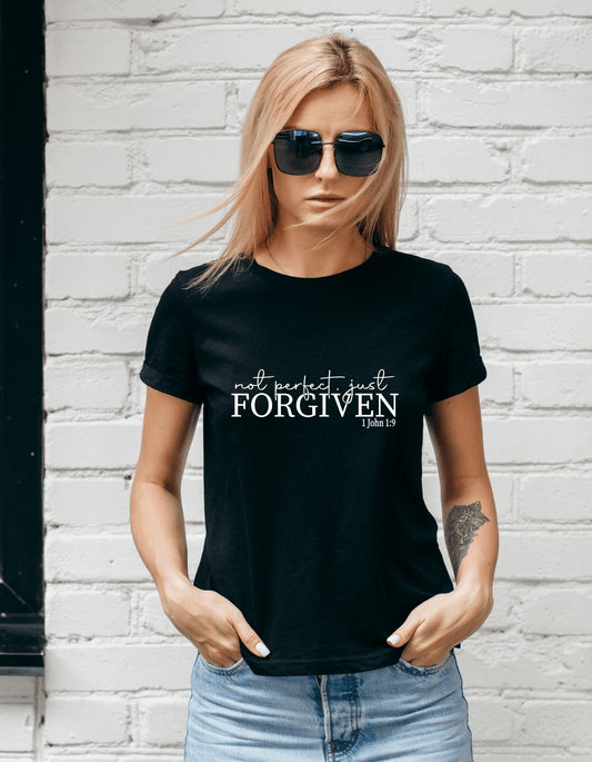 Not Perfect but Forgiven T-Shirt - JENACDirect