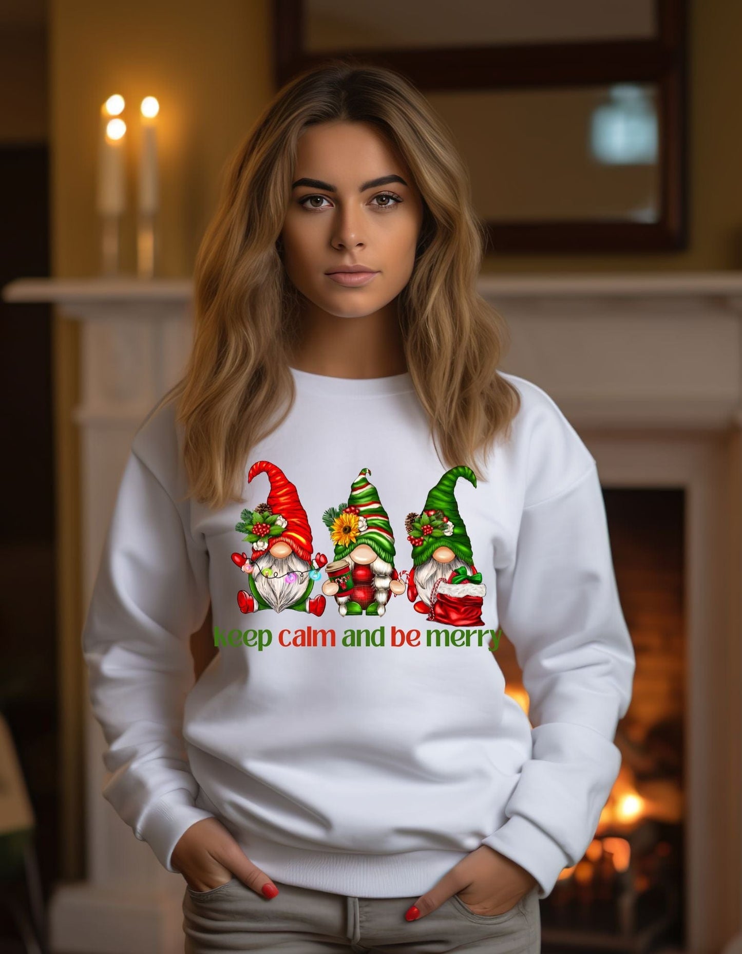 Keep Calm and Be Merry T-Shirt | Sweatshirt - JENACDirect