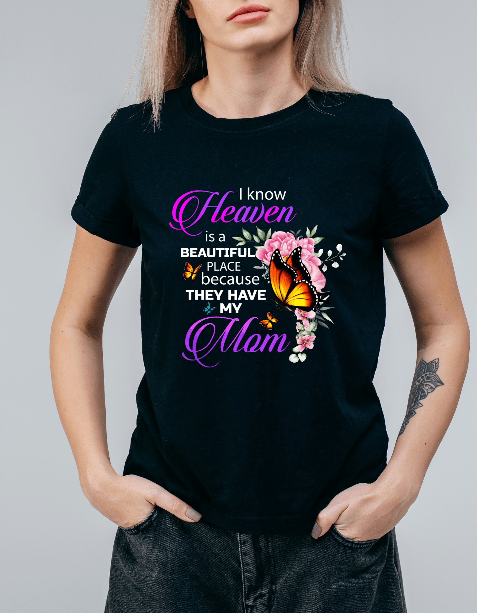 Mom in Heaven T-Shirt - JENACDirect