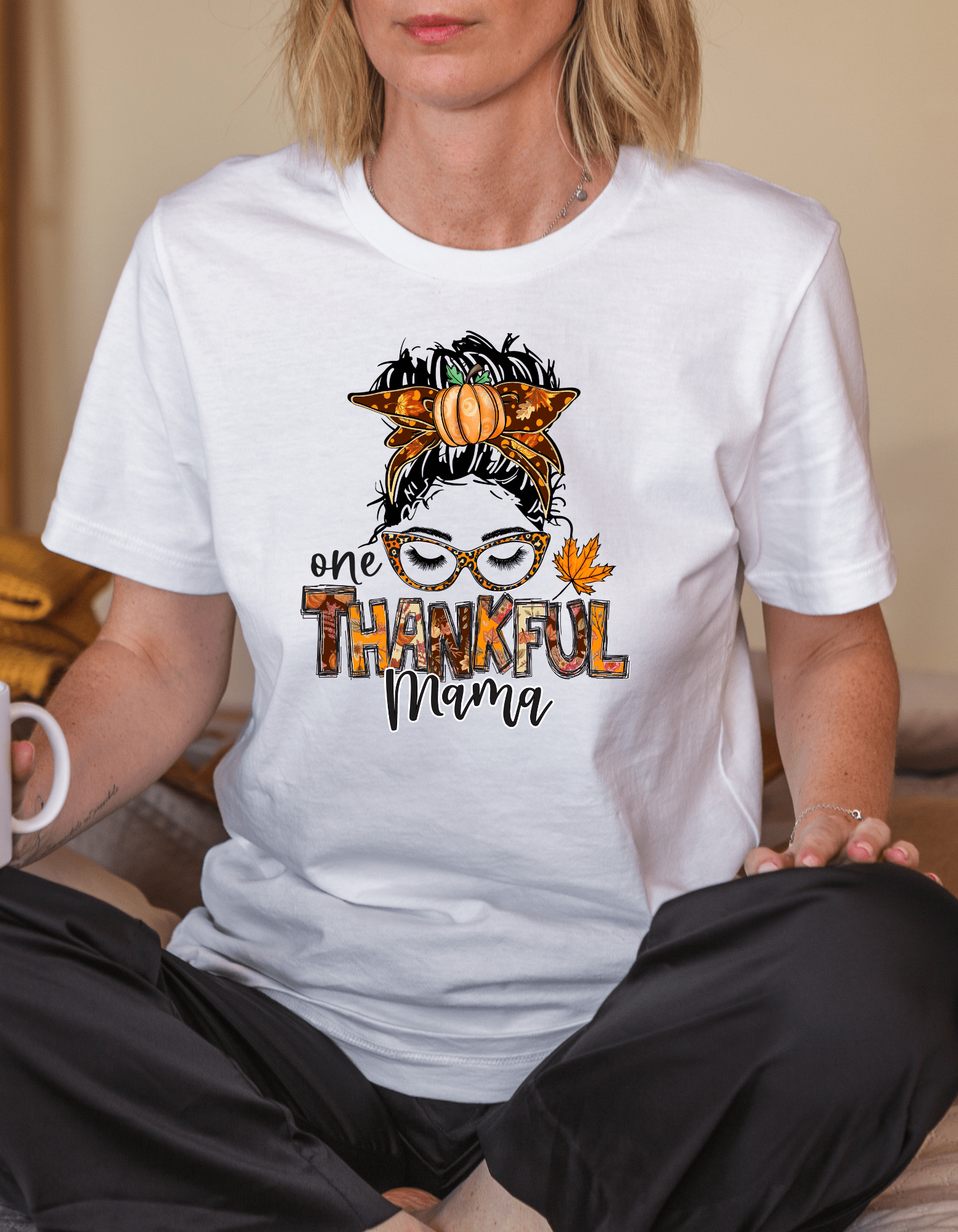 One Thankful Mama T-Shirt | Sweatshirt | Hoodie - JENACDirect