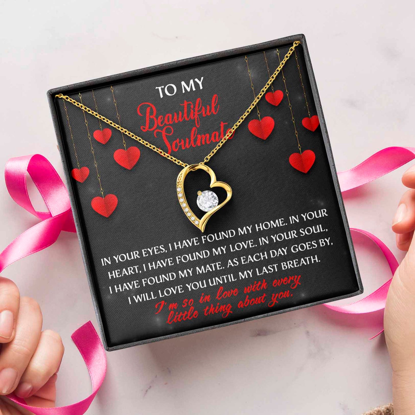 To My Beautiful Soulmate | Every Little Thing | Forever Love Necklace