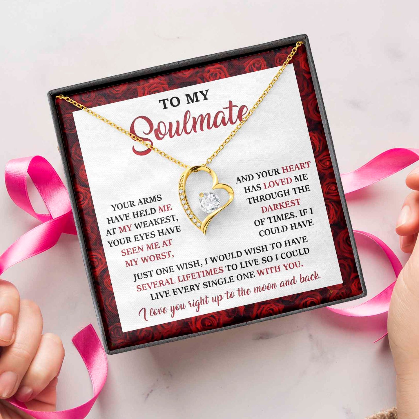 To My Soulmate | One Wish | Forever Love Necklace