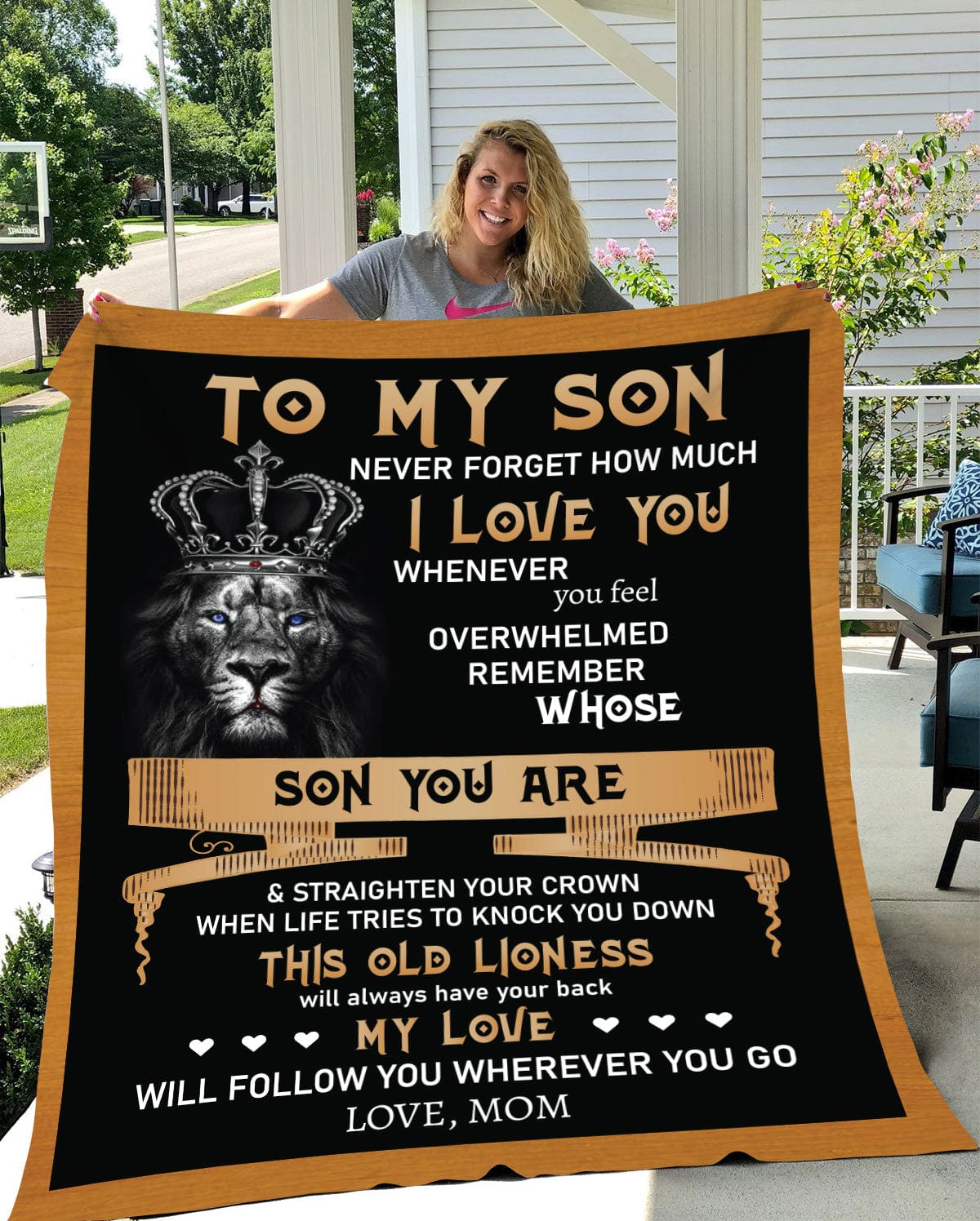 To My Son | Cozy Plush | Arctic Fleece Blanket - JENACDirect