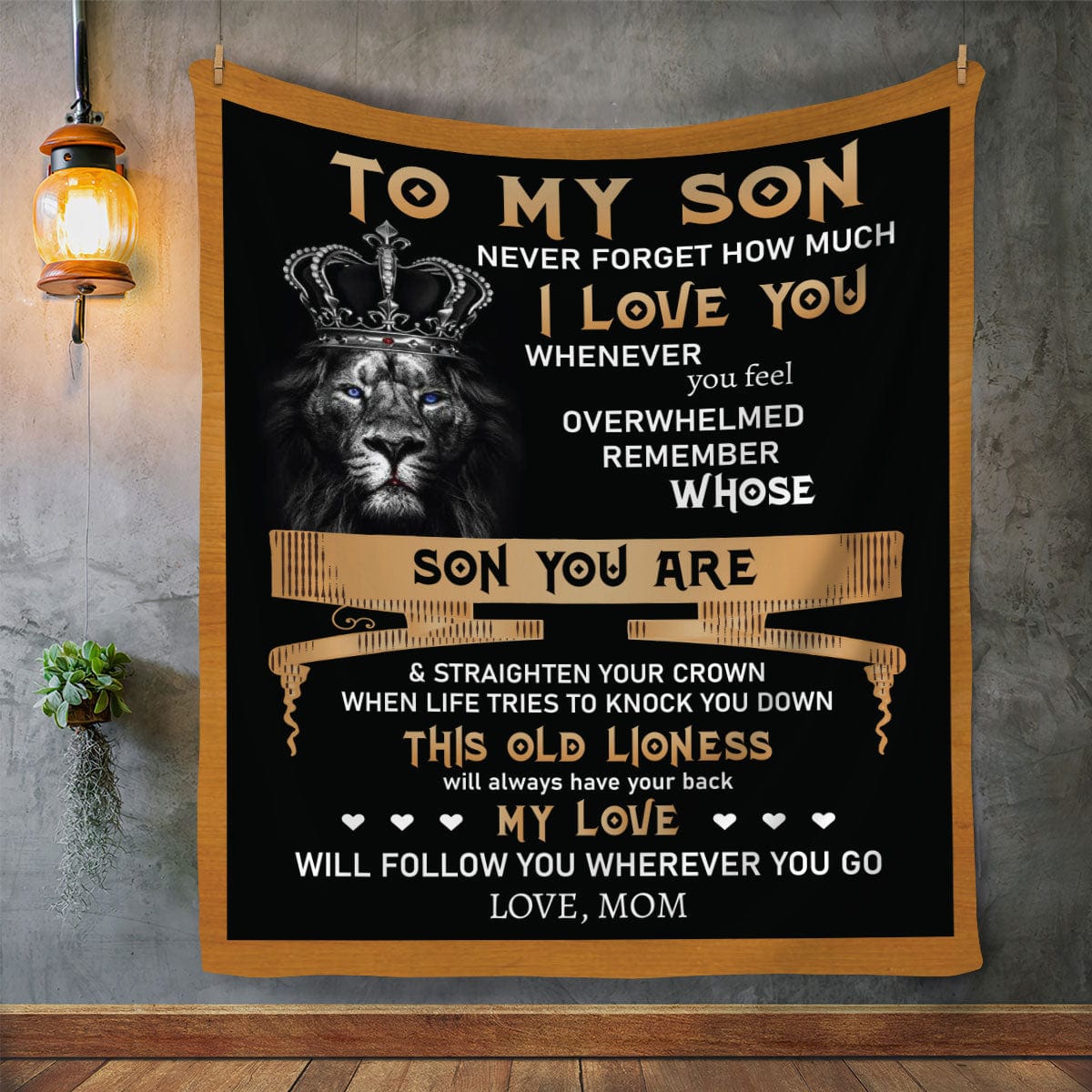 To My Son | Cozy Plush | Arctic Fleece Blanket - JENACDirect