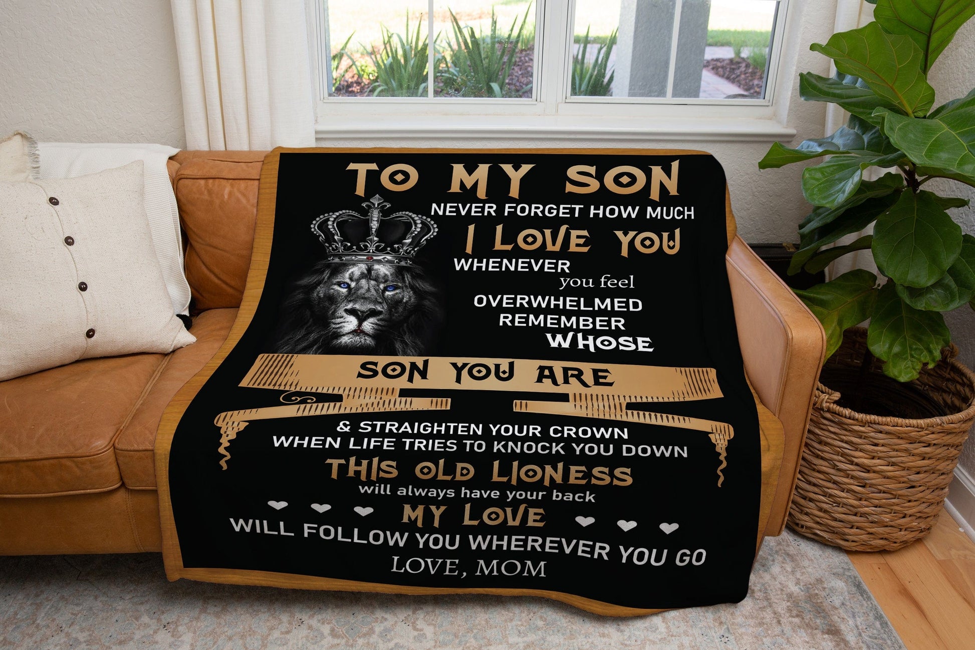 To My Son | Cozy Plush | Arctic Fleece Blanket - JENACDirect