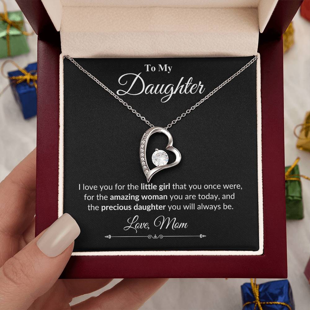 Precious Daughter | Gift From Mom | Forever Love Necklace