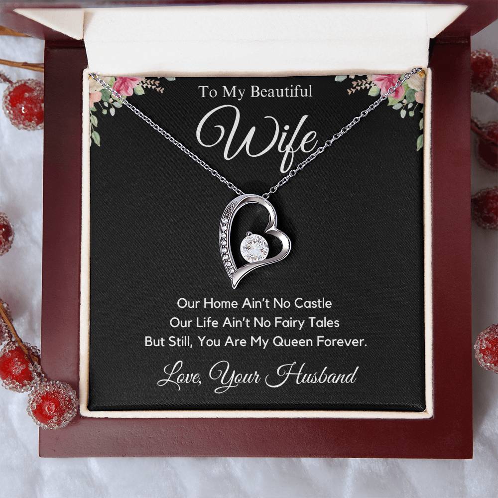 My Beautiful Wife | You Are My Queen | Forever Love Necklace