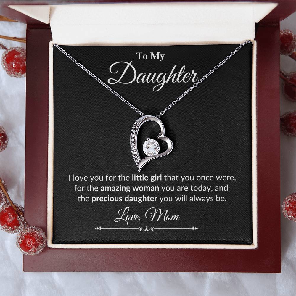 Precious Daughter | Gift From Mom | Forever Love Necklace