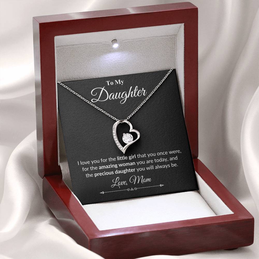 Precious Daughter | Gift From Mom | Forever Love Necklace